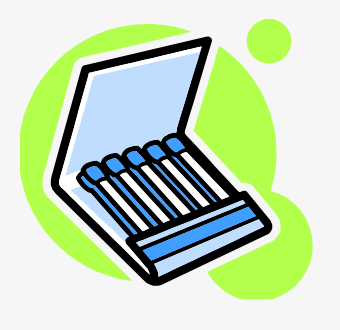 マッチのイラスト